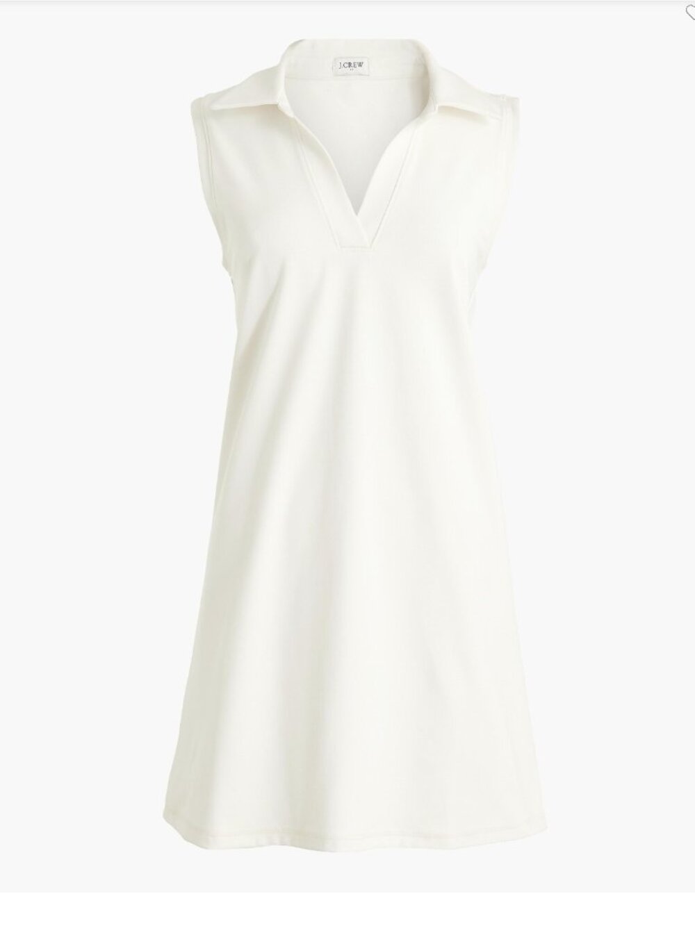 J. Crew Factory Tennis Dress - Ivory - Small
